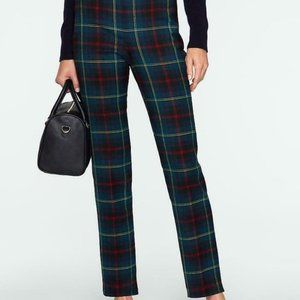 Green Tartan Plaid Heritage Talbots Slack Pants 10